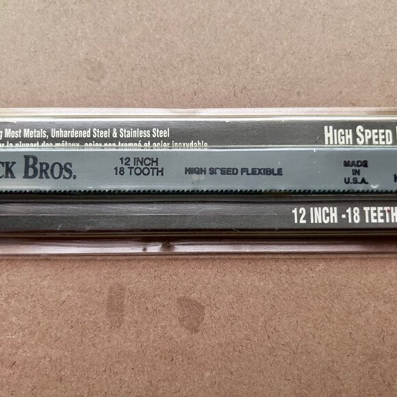 BUCK BROS 076812402134 Blades Hacksaw High Speed 12-Inch / 18 Teeth **NEW** - Picture 3 of 4